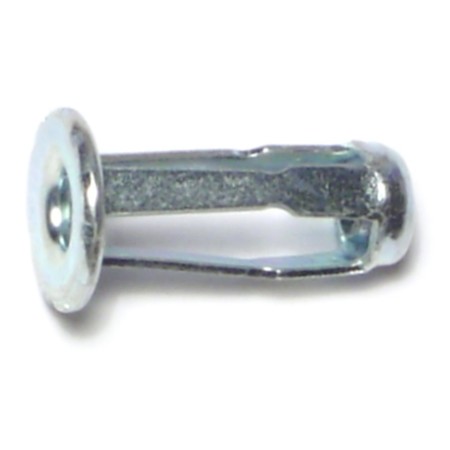 MIDWEST FASTENER Rivet Nut, #10-24 Thread Size, 7/8 in L, Steel, 15 PK 70724